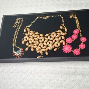 3 Costume Fashion Necklaces
